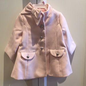 Gorgeous light pink wool coat!!
